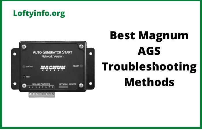 Magnum AGS Troubleshooting